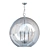 Elegant Clear Glass Chandelier 3D model small image 1