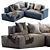 Connect Modular Sofa: Stylish and Versatile Seating Solution 3D model small image 1
