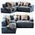 Connect Modular Sofa: Stylish and Versatile Seating Solution 3D model small image 2