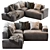 Connect Modular Sofa: Stylish and Versatile Seating Solution 3D model small image 6