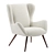 Modernized West Elm Otto Chair 3D model small image 1