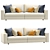 Elegant Prostoria Classic Sofa 3D model small image 4
