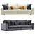 Elegant Prostoria Classic Sofa 3D model small image 5