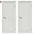 Elegant Classic Door Set 3D model small image 1