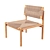 Portuguesa Lounge Chair: Stylish and Versatile 3D model small image 1