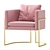 Cazarina's Las Vegas Armchair: Sleek and Stylish 3D model small image 2