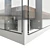 Sleek Glass Railing 3D model small image 2