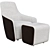 Modern Armchair Design by Norman Foster 3D model small image 1