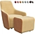 Modern Armchair Design by Norman Foster 3D model small image 9