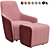 Modern Armchair Design by Norman Foster 3D model small image 10