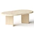 Elegant Oval Coffee Table: Lulu & Georgia Marin 3D model small image 1