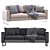 Luxury Leather Sofa - Prostoria Elegance 3D model small image 6