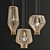 Sleek Glass Pendant Lights: SAYA Collection 3D model small image 2