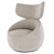Moooi Hana Wingback Armchair - Low Back Luxury 3D model small image 1
