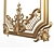 Elegant Boiserie Carved Décor Panel 3D model small image 2