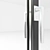 Sleek Panorama: Glazed Door 3D model small image 3