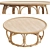 Anguilla Rattan Coffee Table: Authentic Design and Quality 3D model small image 3