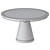 Mezzo Collection Round Holiday Dining Table 3D model small image 4