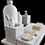 Elegant Agape Bath Decor Set 3D model small image 4