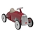 Baghera Rider Red: Classic Ride-On Toy 3D model small image 3