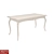 Edward Extendable Ivory Dining Table 3D model small image 1