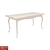 Edward Extendable Ivory Dining Table 3D model small image 3