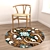Title: Round Rugs Set 182 3D model small image 5