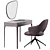 Roma Furman Dressing Table & Armchair Set 3D model small image 5
