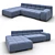 Premium Tufty Time Modular Sofa 3D model small image 4