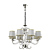 Elegant Valencia Chandelier 3D model small image 1