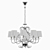 Elegant Valencia Chandelier 3D model small image 2