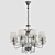 Elegant Valencia Chandelier 3D model small image 3