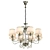 Elegant Valencia Chandelier 3D model small image 5