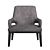 Modern Aspen Lounge Chair 3D model small image 2