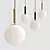 Sleek Pendant Lighting Collection 3D model small image 1