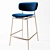 Title: Retro-inspired Calligaris Fifties Stool 3D model small image 2