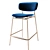 Title: Retro-inspired Calligaris Fifties Stool 3D model small image 4