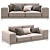 Ditre Shade 2013: Elegant Italian Sofa 3D model small image 1