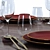 Elegant Table Setting Collection 3D model small image 8