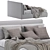 West Elm Haven Storage Bed: Stylish and Functional 3D model small image 3