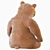 Cuddly Bear Plush Toy 3D model small image 13