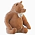 Cuddly Bear Plush Toy 3D model small image 19