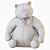 Cuddly Bear Plush Toy 3D model small image 21