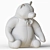 Cuddly Bear Plush Toy 3D model small image 47