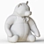 Cuddly Bear Plush Toy 3D model small image 52