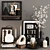 Elegant Decor Set: Vases, Bookends & Candle Holders 3D model small image 1