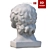 Title: Antinous Gypsum Head Replica 3D model small image 5