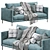 COCO Interface Sofa: Modern Design, Maximum Comfort 3D model small image 1