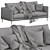 COCO Interface Sofa: Modern Design, Maximum Comfort 3D model small image 4