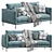 COCO Interface Sofa: Modern Design, Maximum Comfort 3D model small image 6